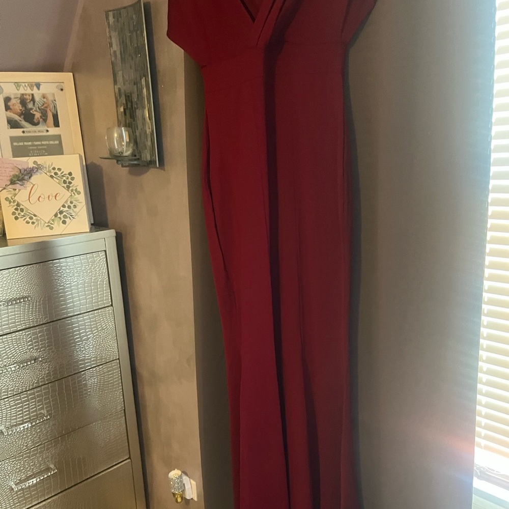 Elegant Red Women's Dress